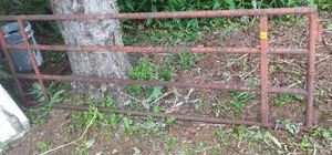 lot 412 image: Metal Gate. 7 ft. L x 28 in. H.