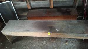 lot 420 image: Wood Benches - 2
