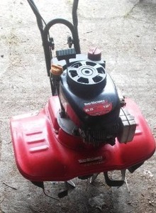 lot 433 image: Yard Machines Tiller.