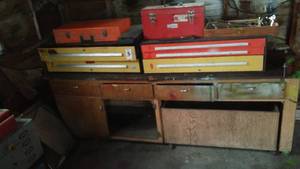 lot 448 image: Toolboxes (4) Vise and More.