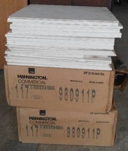 lot 332 image: Mannington Commercial floor Tiles .