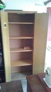 lot 333 image: 2 DOOR Cupboard with Shelves.
