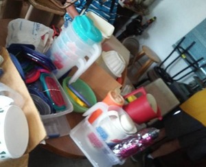 lot 334 image: Large  Lot of Storage Containers.