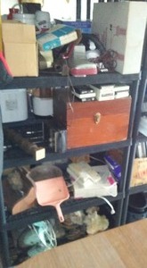 lot 338 image: Shelving Unit Contents.