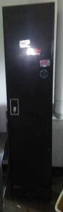 lot 346 image: Metal Locker On Wheels. Lathes