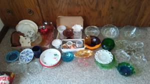 lot 162 image: Misc.  Glassware, See Pics For More.