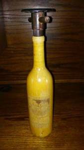 lot 177 image: Vintage Wood Wine Bottle Pepper Mill and More. 