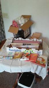 lot 150 image: Cabinet Paper, Decorative Napkins. And Styrofoam Cups.