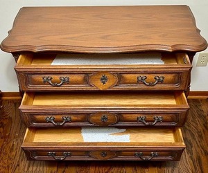 lot 33 image: Brandt Three Drawer Louis XV French Chest