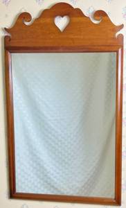 lot 106 image: A Leopold Stickley Original - Authentic Cherry Valley Stickley Mirror