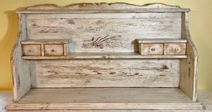 lot 28 image: Distressed Dresser or Desktop Display Organizer