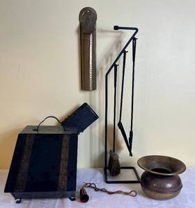 lot 99 image: Vintage Fireplace Accessories
