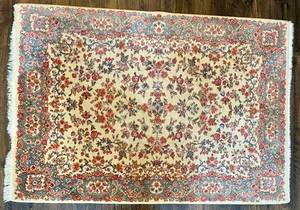 lot 133 image: Karastan Wool Area Rugs-76 L x 51.5 W and 64 L x 34.5 W