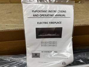 lot 13 image: Wall Mount Electric Fireplace