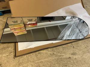 lot 26 image: Black Standing or Hangable Full Length Mirror
