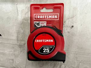lot 70 image: Craftsman Fractional Read 25ft Tape Measure