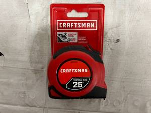 lot 72 image: Craftsman Fractional Read 25ft Tape Measure
