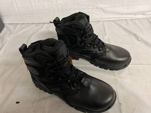 lot 87 image: Thorogood Black Steel Toe Boots - Mens 9  Womens 11
