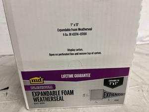 lot 94 image: 6 Rolls of M&D Expandable Foam Weatherseal - 1 x 13ft