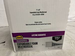 lot 95 image: 6 Rolls of M&D Expandable Foam Weatherseal - 1 x 13ft