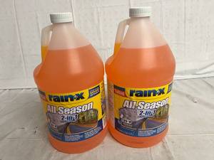 lot 98 image: 2 Gallon Jugs of Rain-X All Season Windshield Washer Fluid
