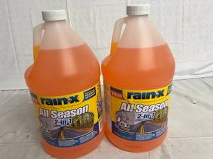 lot 99 image: 2 Gallon Jugs of Rain-X All Season Windshield Washer Fluid