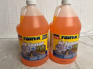lot 101 image: 2 Gallon Jugs of Rain-X All Season Windshield Washer Fluid
