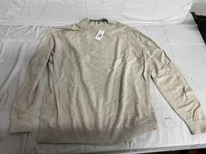 lot 135 image: Lakemont Tri-Blend Quarter Zip Pullover Sweater