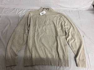 lot 136 image: Lakemont Tri-Blend Quarter Zip Pullover Sweater