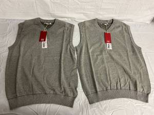 lot 159 image: Two Cutter and Buck Gray Vests - Small
