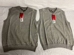 lot 161 image: Two Cutter and Buck Gray Vests - Small