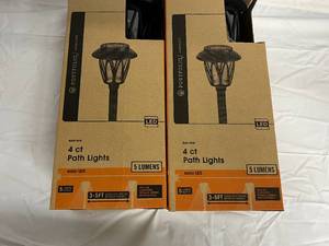 lot 173 image: 2 x 4ct Packs of Portfolio Solar Path Lights