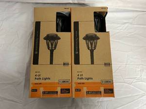 lot 177 image: 2 x 4ct Packs of Portfolio Solar Path Lights