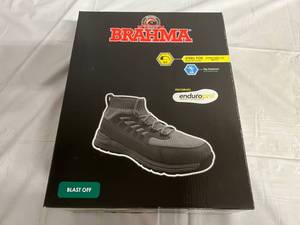 lot 142 image: Brahma Steel Toe Work Boots - 10.5 - Grey