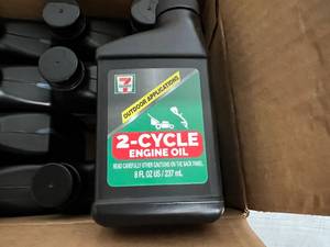 lot 215 image: 12 - 8oz Bottles of 2-Cycle Engine Oil