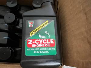 lot 217 image: 12 - 8oz Bottles of 2-Cycle Engine Oil