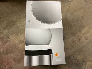 lot 92 image: Simple Human 35L Stainless Steel Grabage Can