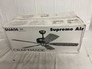 lot 27 image: CraftMade Supreme Air 56 Ceiling Fan