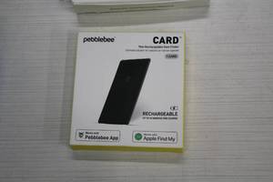 lot 50 image: Pebblebee Card Thin Rechargeable Item Finder