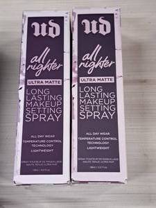 lot 151 image: Lot of (2) HD All Nighter Ultra Matte 4.0-fl.oz. Long Lasting Make-Up Sprays