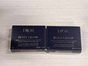 lot 159 image: Lot of (2) Dior Rosy Glow 0.15-oz Cherry #015 Color Reviving Blush Powder