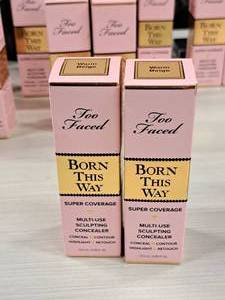 lot 179 image: Lot of (2) Too Faced Born This Way 0.45-fl.oz. Warm Beige Multiuse Sculpting Concealer