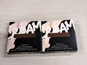 lot 186 image: Lot of (2) Fenty Beauty by Rihanna Cheeks Out 0.22-oz Teddy #05 Freestyle Cream Bronzer