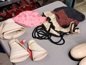 lot 205 image: Lot of (5) Womens Hats