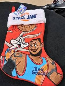 lot 290 image: Space Jam Tune Squad Christmas Stocking