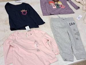 lot 305 image: Baby Clothes 12-18 Months - (3) Long Sleeve and (1) Sweat Pant