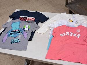 lot 309 image: Baby Clothes 3T - (4) Shirts, (1) Long Sleeve