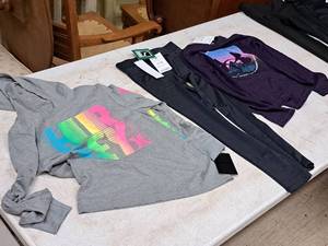 lot 327 image: (2) Long Sleeve, (1) Spandex Legging