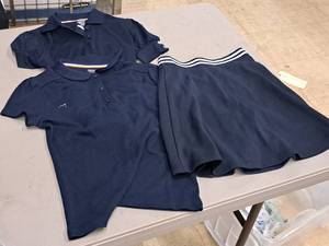 lot 331 image: Size Large Girls Clothing - (2) Shirts, (1) Skirt Shorts