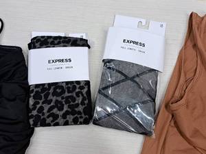 lot 354 image: Lot of (2) Express Size size SmallMedium Womens Full Length Sheer Tights